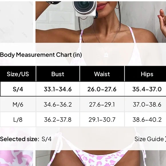 Pink leopard bikini 💕 - Picture 6 of 6